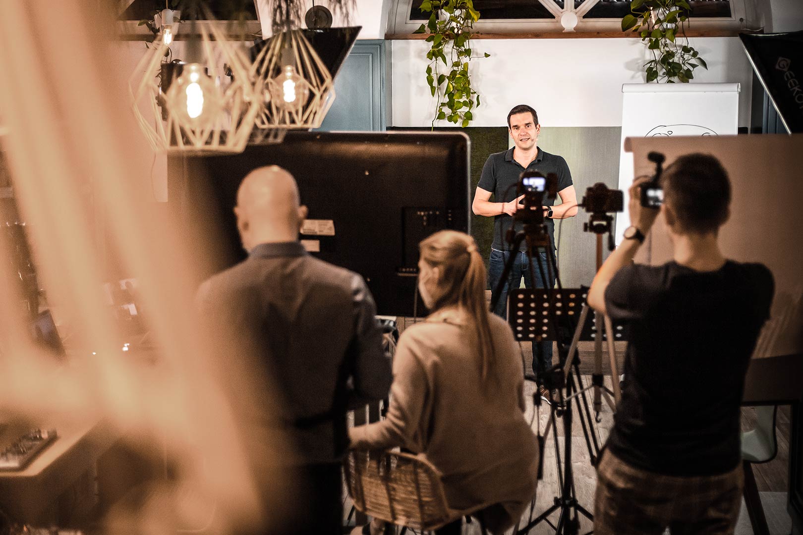 Michael Züfle beim Gedankenkraft Event auf der Bühne